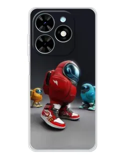 Чехол для TECNO Spark Go 2025 с картинкой «Among Us — 3D стиль» Чехол для TECNO Spark Go 2025 с картинкой «Among Us — 3D стиль»