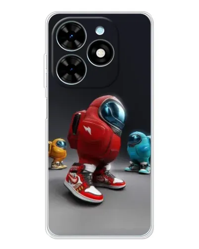 Чехол для TECNO Spark Go 2025 с картинкой «Among Us — 3D стиль» Чехол для TECNO Spark Go 2025 с картинкой «Among Us — 3D стиль»