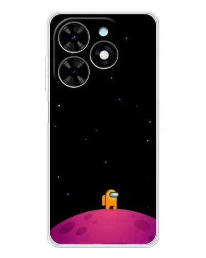 Чехол для TECNO Spark Go 2025 с картинкой «Одинокий герой на планете» Чехол для TECNO Spark Go 2025 с картинкой «Одинокий герой на планете»