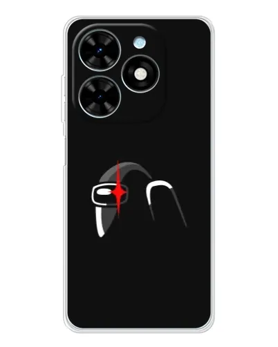 Чехол для TECNO Spark Go 2025 с картинкой «Among Us шлем» Чехол для TECNO Spark Go 2025 с картинкой «Among Us шлем»