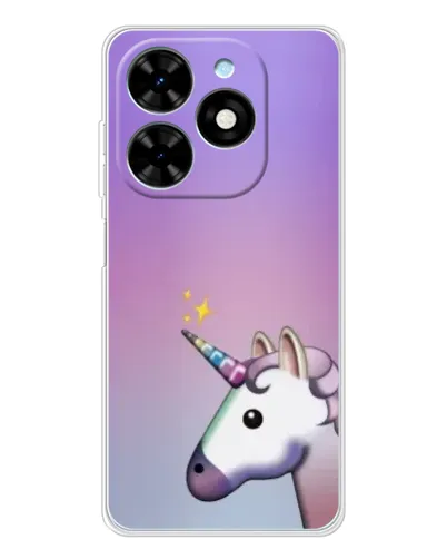Чехол для TECNO Spark Go 2025 с картинкой «Единорог градиент» Чехол для TECNO Spark Go 2025 с картинкой «Единорог градиент»