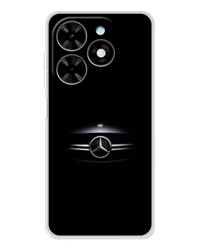 Чехол для TECNO Spark Go 2025 с картинкой «Mercedes — абстрактные линии»