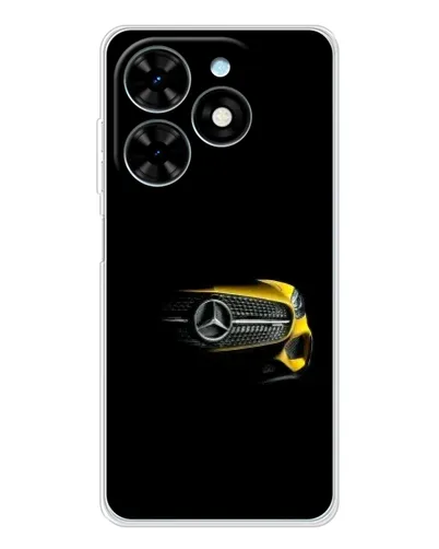 Чехол для TECNO Spark Go 2025 с картинкой «Mercedes — ретро стиль»