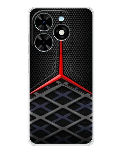 Чехол для TECNO Spark Go 2025 с картинкой «Mercedes Carbon Grid»