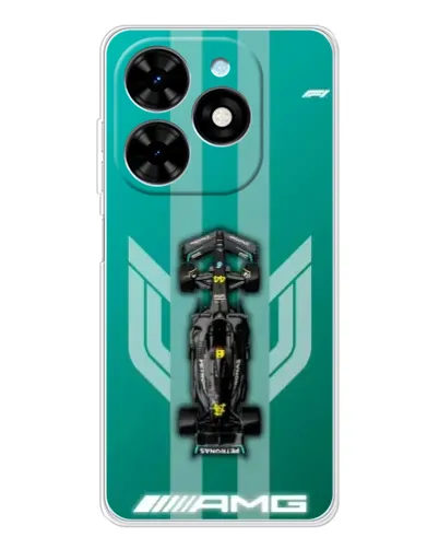 Чехол для TECNO Spark Go 2025 с картинкой «Mercedes AMG Petronas»