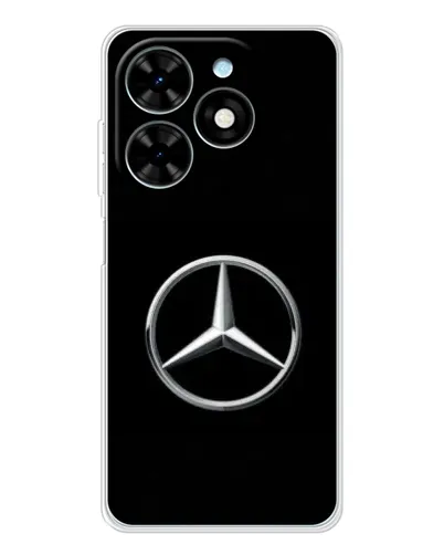 Чехол для TECNO Spark Go 2025 с картинкой «Mercedes классический лого»