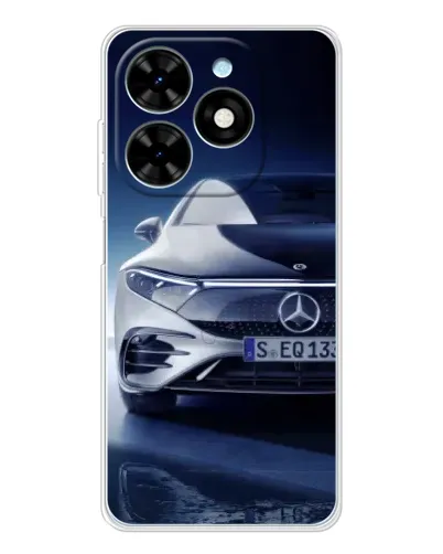 Чехол для TECNO Spark Go 2025 с картинкой «Mercedes EQ — будущее»