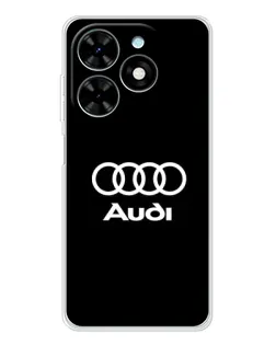 Чехол для TECNO Spark Go 2025 с картинкой «Классическое лого Audi»