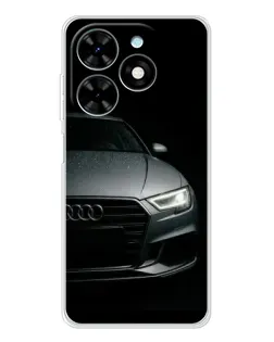 Чехол для TECNO Spark Go 2025 с картинкой «Audi — детализация кузова»