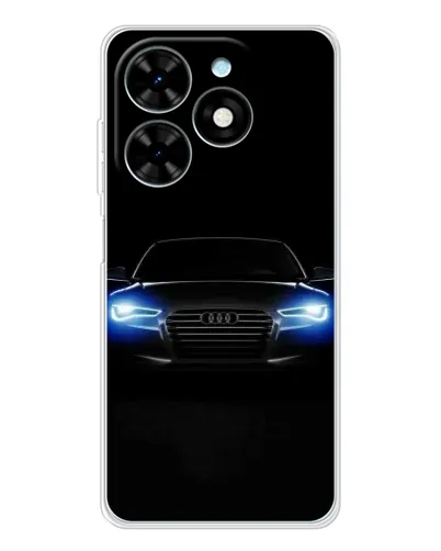 Чехол для TECNO Spark Go 2025 с картинкой «Audi в неоне» Чехол для TECNO Spark Go 2025 с картинкой «Audi в неоне»