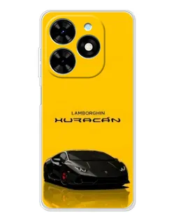 Чехол для TECNO Spark Go 2025 с картинкой «Lamborghini Huracan черный»