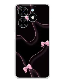 Чехол для TECNO Spark Go 2025 с картинкой «Розовые ленты» Чехол для TECNO Spark Go 2025 с картинкой «Розовые ленты»