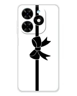 Чехол для TECNO Spark Go 2025 с картинкой «Вертикальный бант» Чехол для TECNO Spark Go 2025 с картинкой «Вертикальный бант»