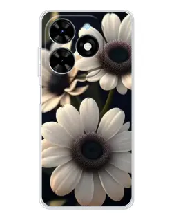 Чохол для TECNO Spark Go 2025 з картинкою «Білі маргаритки макро» Чохол для TECNO Spark Go 2025 з картинкою «Білі маргаритки макро»