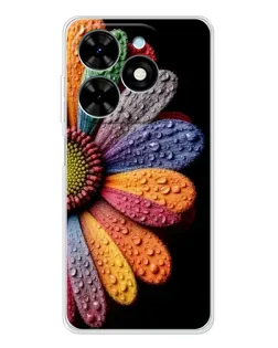 Чохол для TECNO Spark Go 2025 з картинкою «Райдужна квітка» Чохол для TECNO Spark Go 2025 з картинкою «Райдужна квітка»