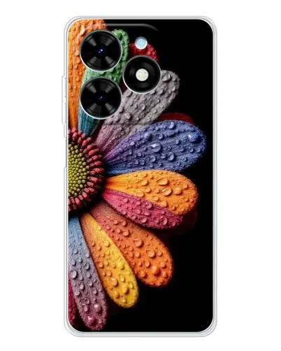 Чохол для TECNO Spark Go 2025 з картинкою «Райдужна квітка» Чохол для TECNO Spark Go 2025 з картинкою «Райдужна квітка»