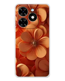 Чохол для TECNO Spark Go 2025 з картинкою «Помаранчева макро квітка» Чохол для TECNO Spark Go 2025 з картинкою «Помаранчева макро квітка»