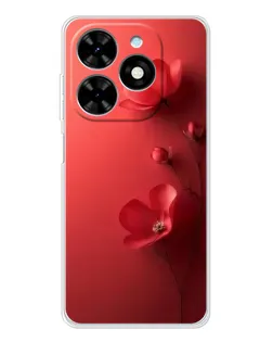 Чохол для TECNO Spark Go 2025 з картинкою «Макові суцвіття» Чохол для TECNO Spark Go 2025 з картинкою «Макові суцвіття»
