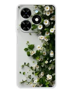Чохол для TECNO Spark Go 2025 з картинкою «Гілка дрібних білих квітів» Чохол для TECNO Spark Go 2025 з картинкою «Гілка дрібних білих квітів»