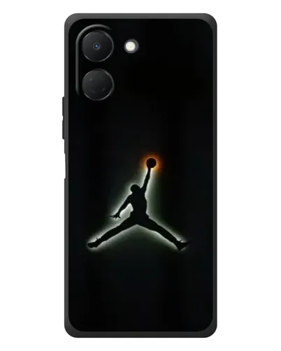 Чехол для TECNO Spark Go 3 с картинкой «Jordan Gradient Logo»