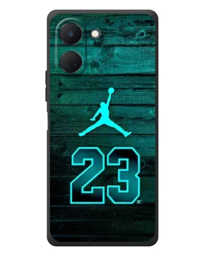Чехол для TECNO Spark Go 3 с картинкой «Jordan Cyan 23»