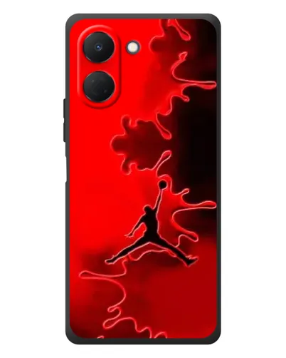 Чехол для TECNO Spark Go 3 с картинкой «Jordan Red Smoke»