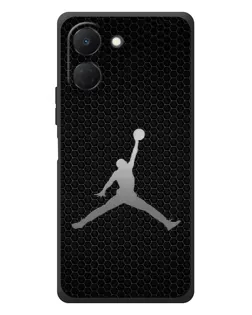 Чехол для TECNO Spark Go 3 с картинкой «Jordan Dark Carbon»