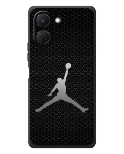Чехол для TECNO Spark Go 3 с картинкой «Jordan Dark Carbon»