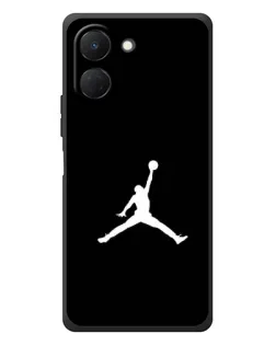 Чехол для TECNO Spark Go 3 с картинкой «Jordan Silhouette»