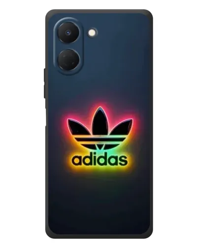 Чехол для TECNO Spark Go 3 с картинкой «Неоновый Adidas»