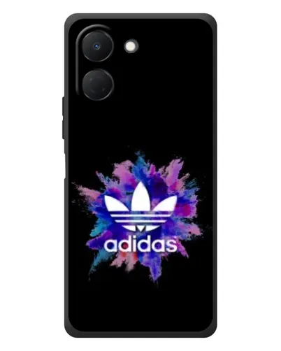 Чехол для TECNO Spark Go 3 с картинкой «Взрыв красок Adidas»