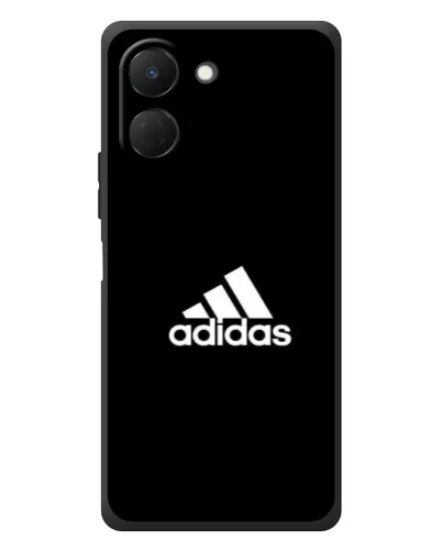 Чехол для TECNO Spark Go 3 с картинкой «Черная классика Adidas»