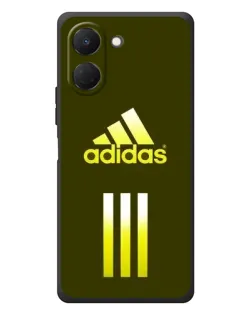 Чехол для TECNO Spark Go 3 с картинкой «Оливковый градиент Adidas»