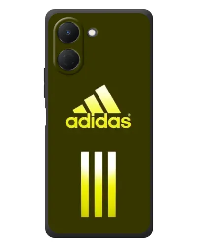 Чехол для TECNO Spark Go 3 с картинкой «Оливковый градиент Adidas»