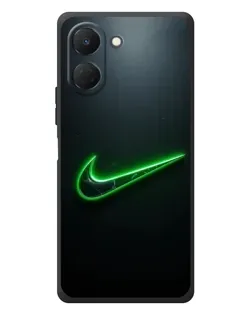 Чехол для TECNO Spark Go 3 с картинкой «Неоновый контур Nike» Чехол для TECNO Spark Go 3 с картинкой «Неоновый контур Nike»
