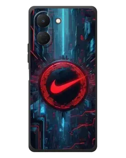 Чехол для TECNO Spark Go 3 с картинкой «Техногенный стиль Nike»