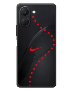Чехол для TECNO Spark Go 3 с картинкой «Абстрактный дизайн Nike»