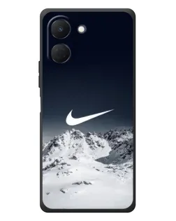 Чехол для TECNO Spark Go 3 с картинкой «Nike — зимние горы»