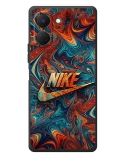 Чехол для TECNO Spark Go 3 с картинкой «Nike в абстракции»