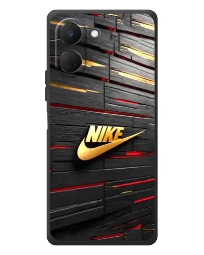 Чехол для TECNO Spark Go 3 с картинкой «Золотой Nike на металле» Чехол для TECNO Spark Go 3 с картинкой «Золотой Nike на металле»