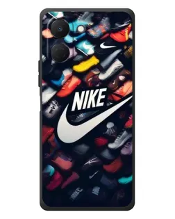 Чехол для TECNO Spark Go 3 с картинкой «Коллекция кроссовок Nike»
