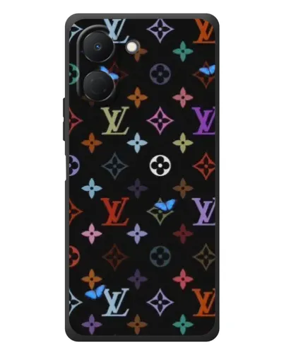 Чехол для TECNO Spark Go 3 с картинкой «Цветная монограмма LV» Чехол для TECNO Spark Go 3 с картинкой «Цветная монограмма LV»
