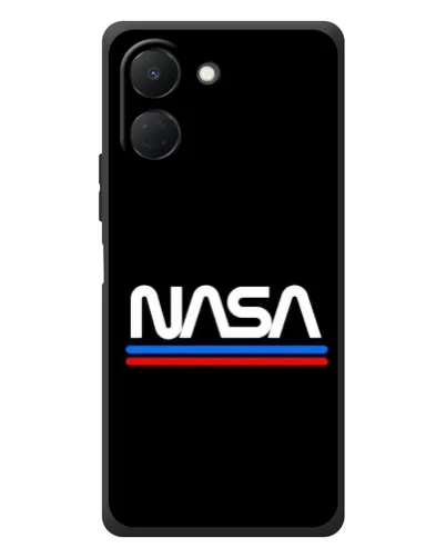 Чехол для TECNO Spark Go 3 с картинкой «NASA — классика Red Blue» Чехол для TECNO Spark Go 3 с картинкой «NASA — классика Red Blue»