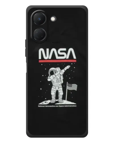 Чехол для TECNO Spark Go 3 с картинкой «NASA — шагаем по Луне» Чехол для TECNO Spark Go 3 с картинкой «NASA — шагаем по Луне»
