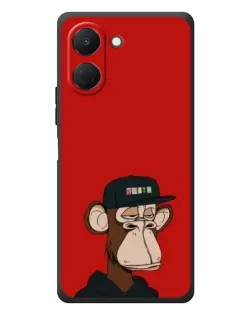 Чехол для TECNO Spark Go 3 с картинкой «Bored Ape — красный фон» Чехол для TECNO Spark Go 3 с картинкой «Bored Ape — красный фон»