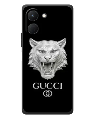 Чехол для TECNO Spark Go 3 с картинкой «Gucci — серебряный лев» Чехол для TECNO Spark Go 3 с картинкой «Gucci — серебряный лев»