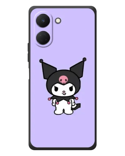 Чехол для TECNO Spark Go 3 с картинкой «Kuromi — нежный фиолетовый»