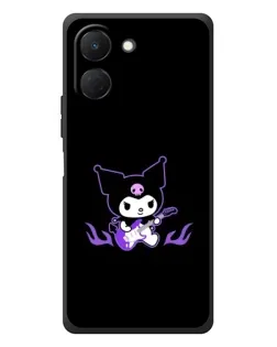 Чехол для TECNO Spark Go 3 с картинкой «Электрическая Kuromi»