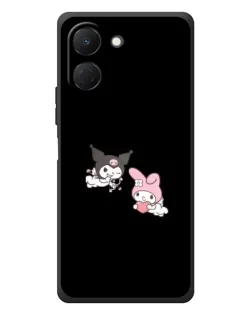 Чехол для TECNO Spark Go 3 с картинкой «My Melody и Kuromi»