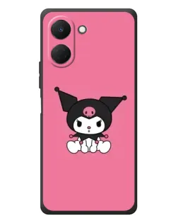 Чехол для TECNO Spark Go 3 с картинкой «Хмурая Kuromi»